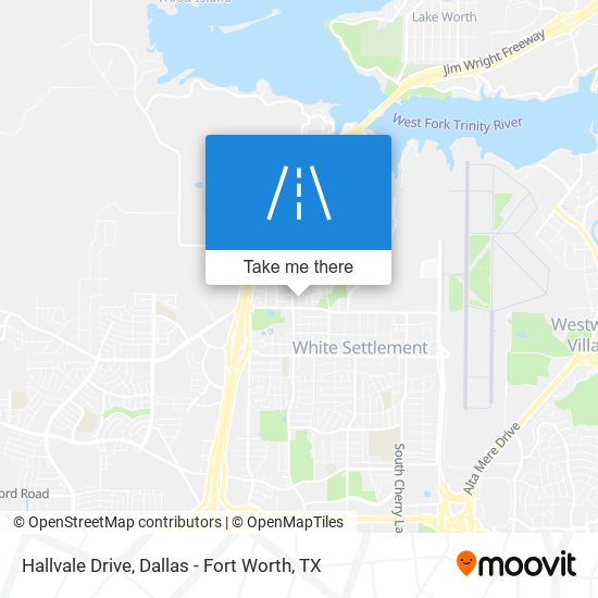 Hallvale Drive map