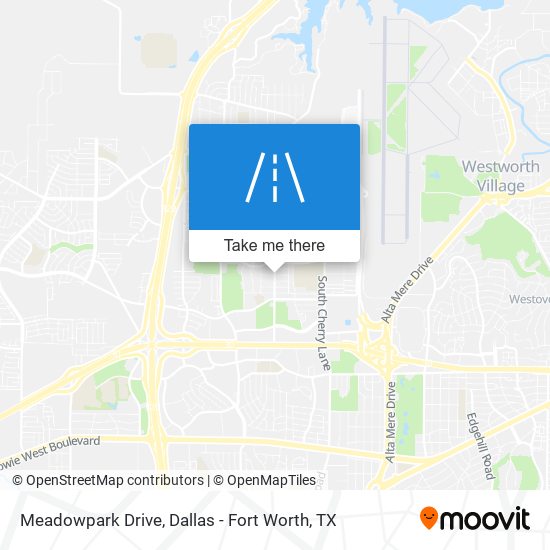 Meadowpark Drive map