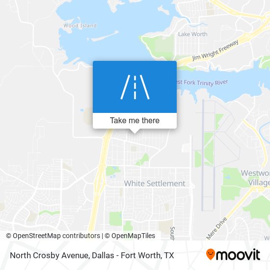 Mapa de North Crosby Avenue