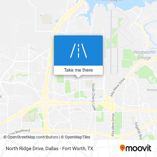 North Ridge Drive map