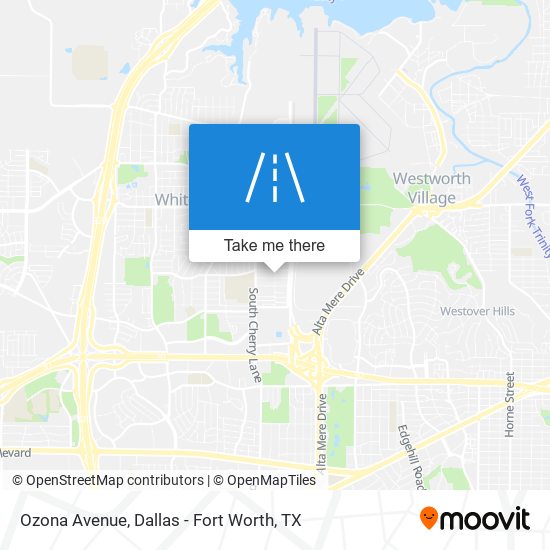 Ozona Avenue map