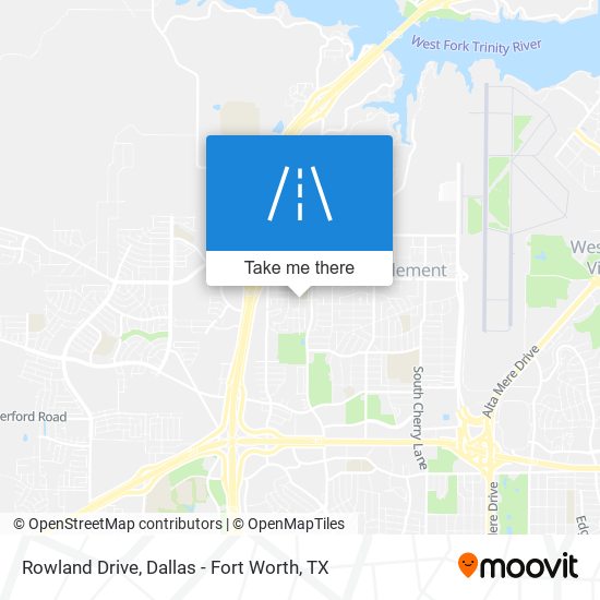 Mapa de Rowland Drive