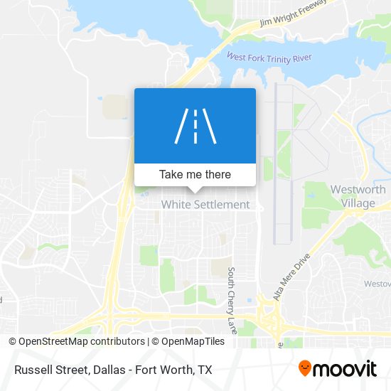 Russell Street map