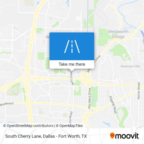 Mapa de South Cherry Lane