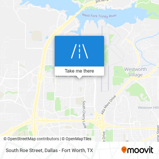 South Roe Street map