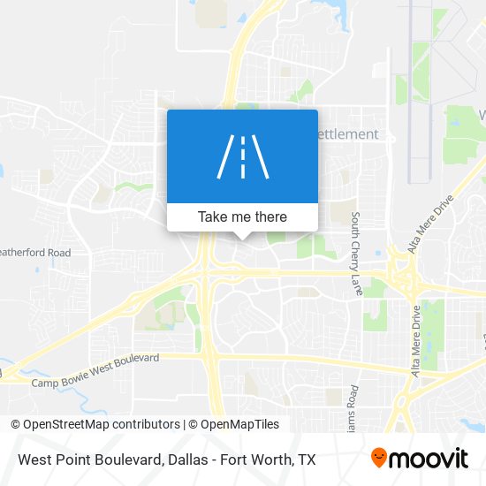 West Point Boulevard map