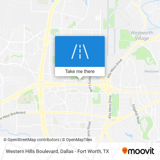 Mapa de Western Hills Boulevard