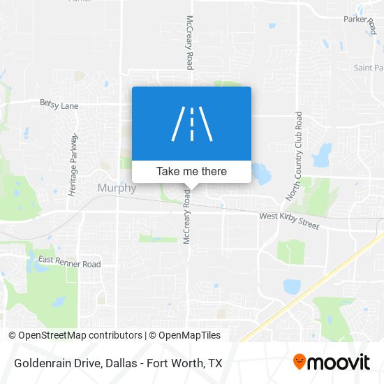 Goldenrain Drive map
