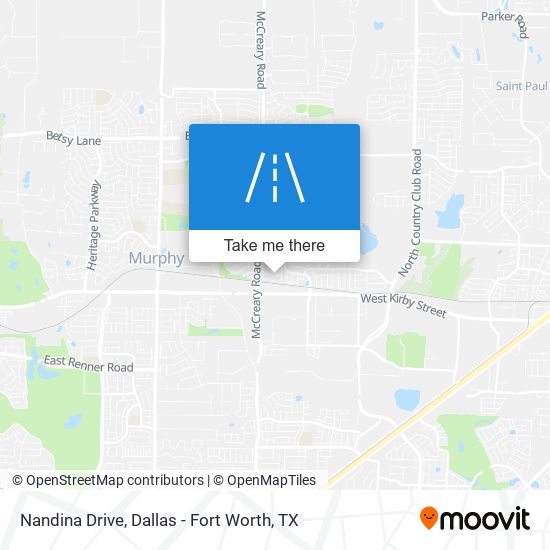 Nandina Drive map
