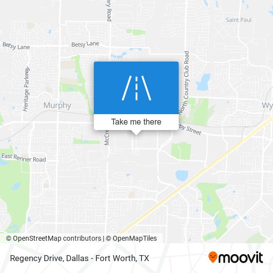 Mapa de Regency Drive