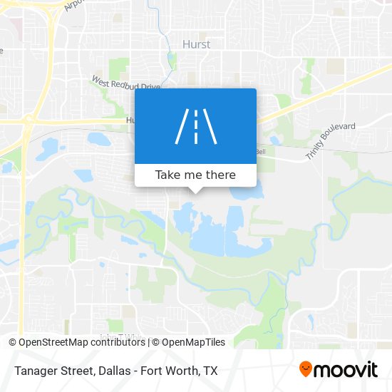 Tanager Street map