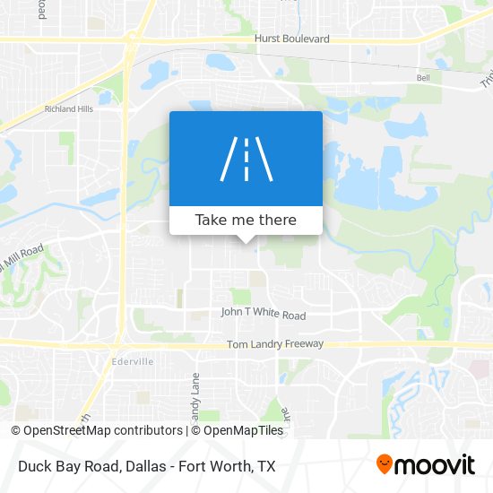 Duck Bay Road map