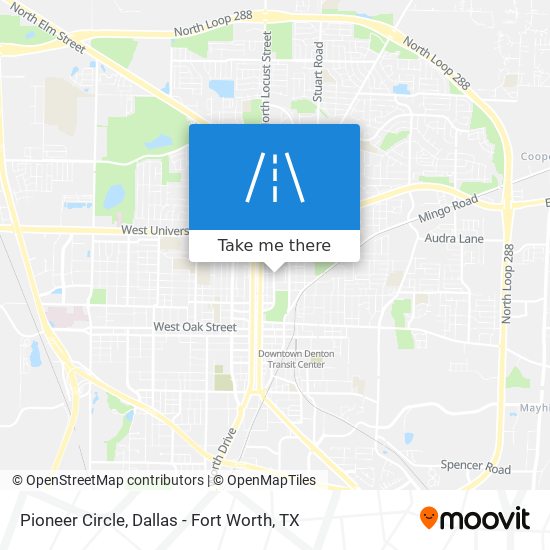 Mapa de Pioneer Circle