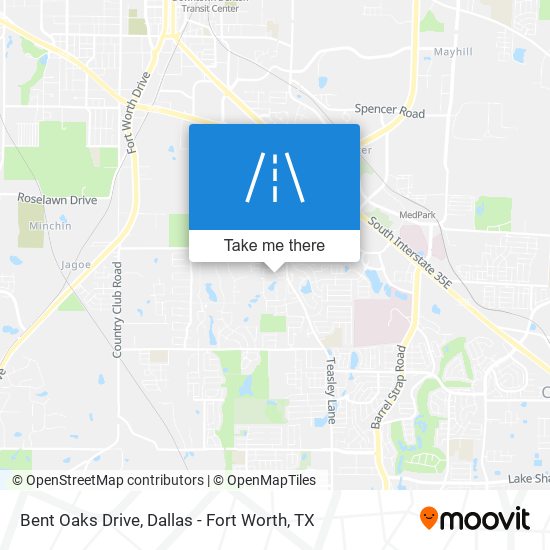 Bent Oaks Drive map