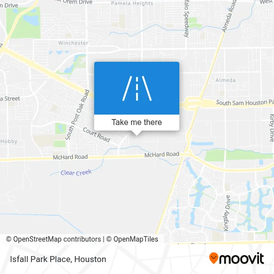 Isfall Park Place map