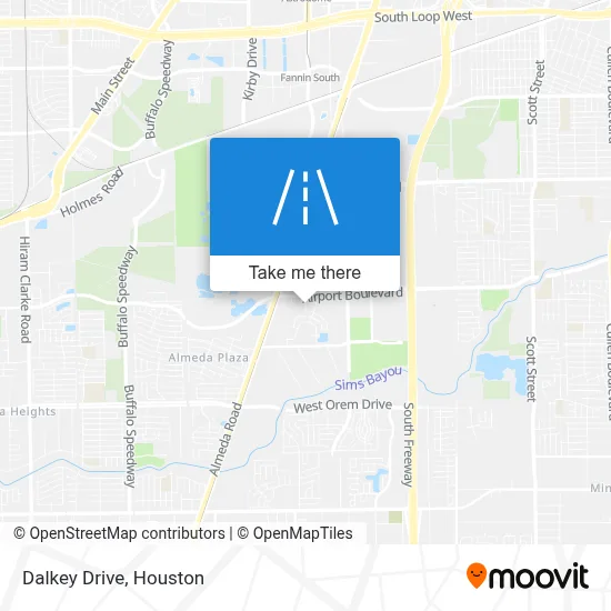 Dalkey Drive map