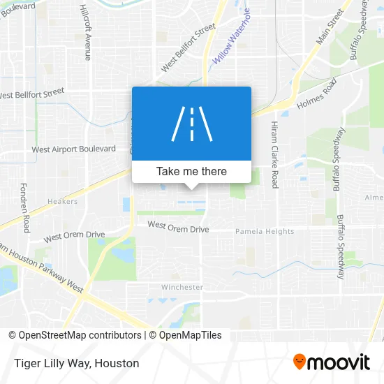 Tiger Lilly Way map