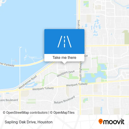 Sapling Oak Drive map