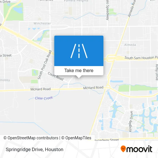 Springridge Drive map