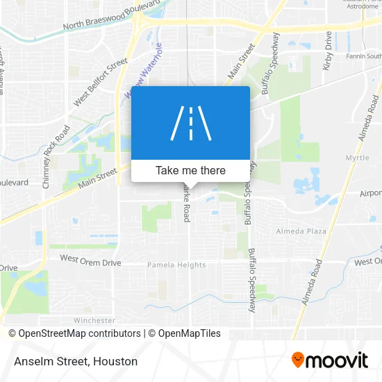 Anselm Street map