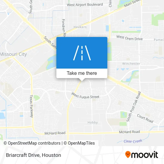 Briarcraft Drive map