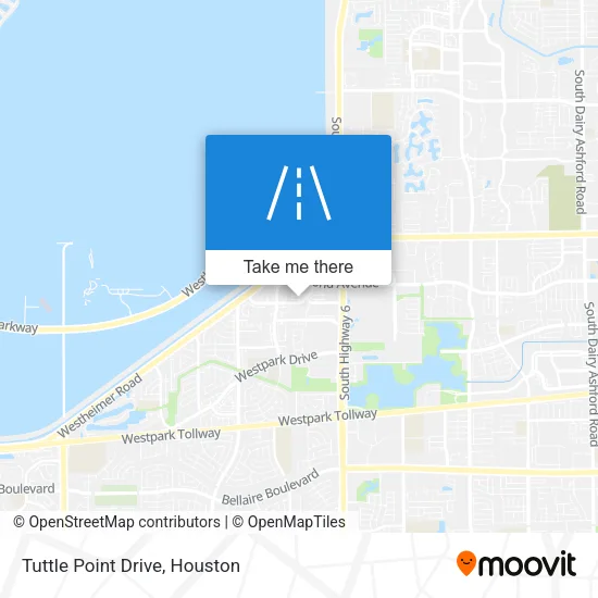 Tuttle Point Drive map