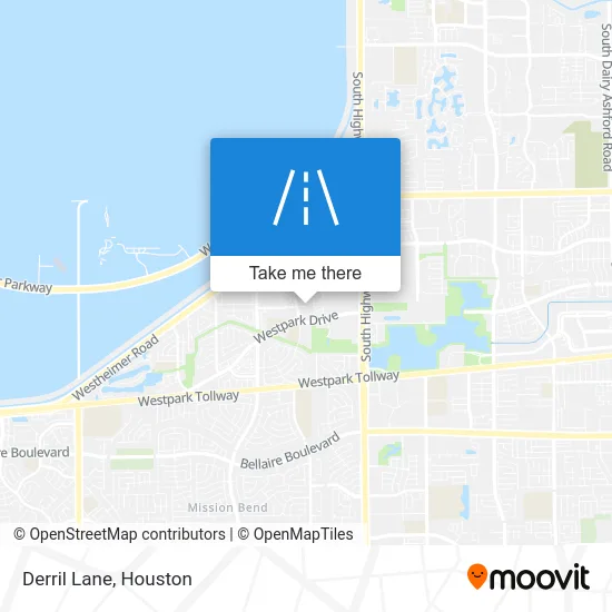Derril Lane map