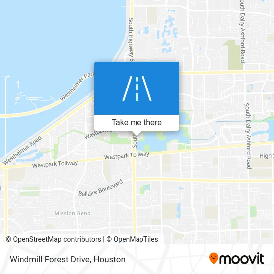 Windmill Forest Drive map