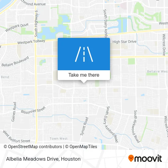 Albelia Meadows Drive map