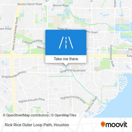 Rick Rice Outer Loop Path map