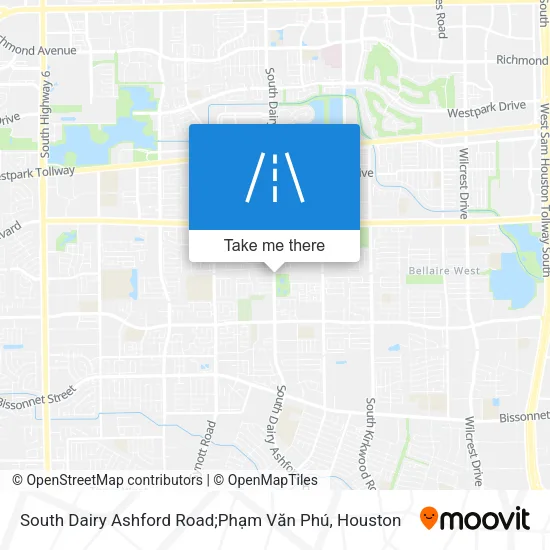 Mapa de South Dairy Ashford Road;Phạm Văn Phú