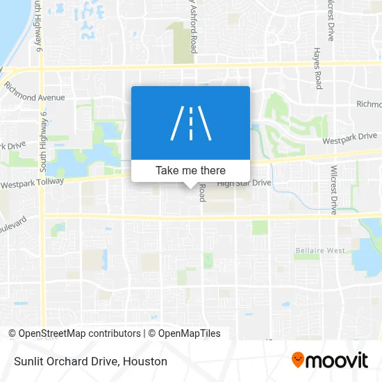 Sunlit Orchard Drive map