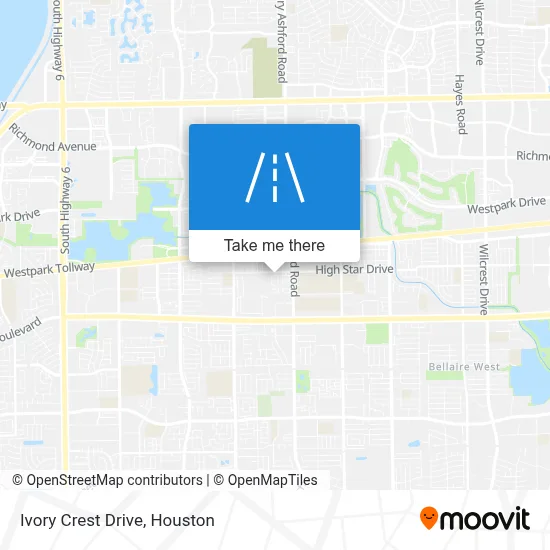 Ivory Crest Drive map