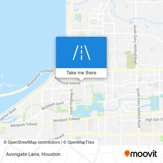 Avongate Lane map
