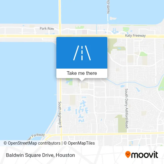 Baldwin Square Drive map