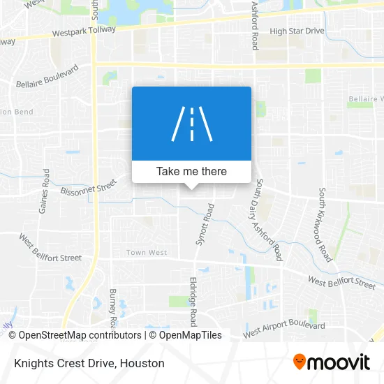 Knights Crest Drive map