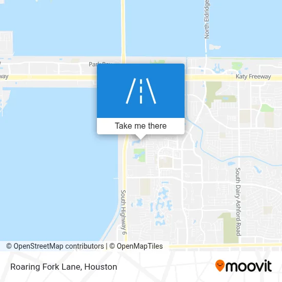 Roaring Fork Lane map