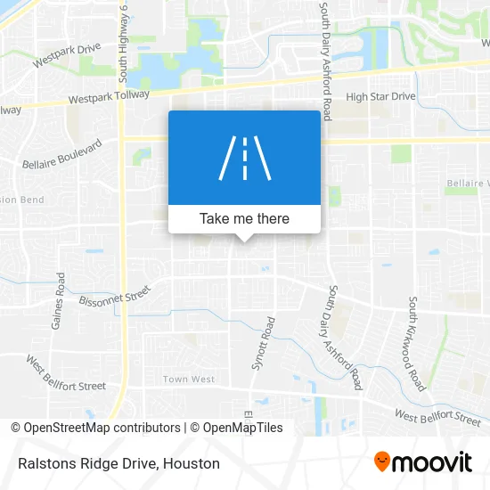Ralstons Ridge Drive map
