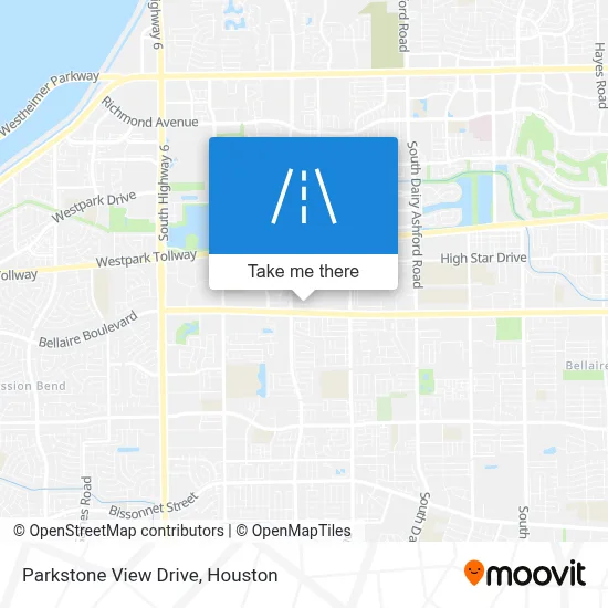 Parkstone View Drive map