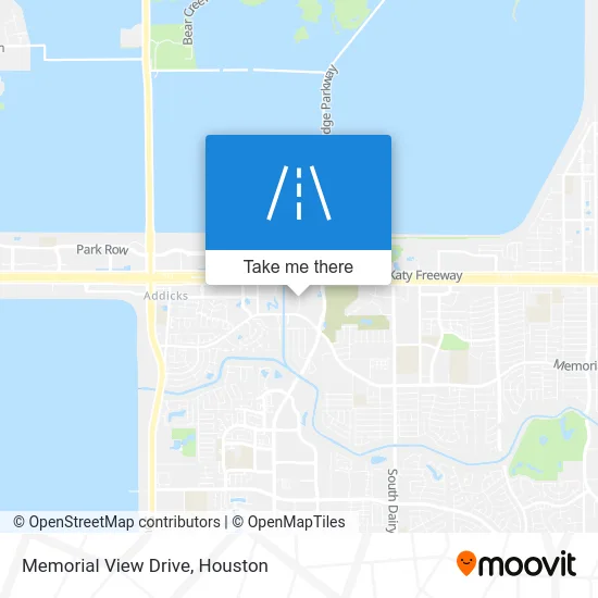 Memorial View Drive map