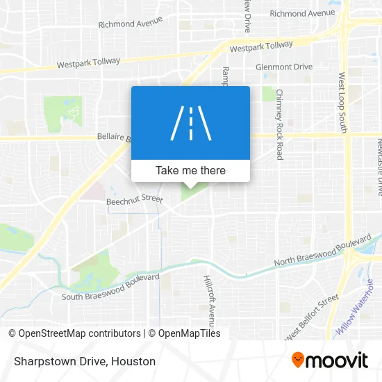 Sharpstown Drive map