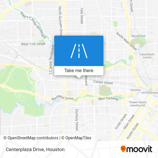 Centerplaza Drive map