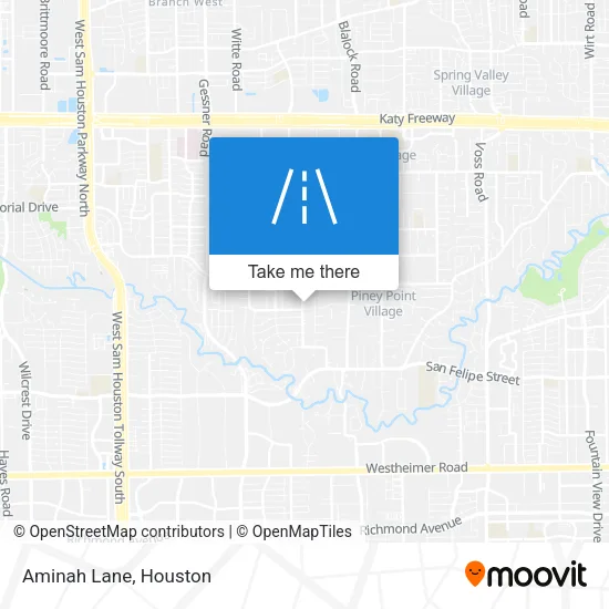 Aminah Lane map