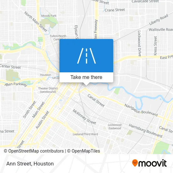 Ann Street map