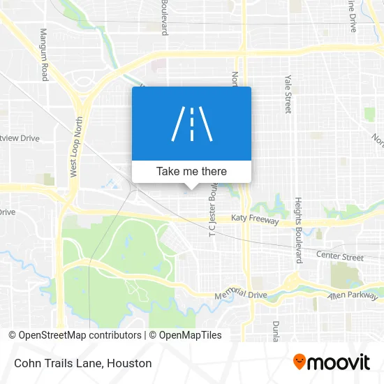 Cohn Trails Lane map