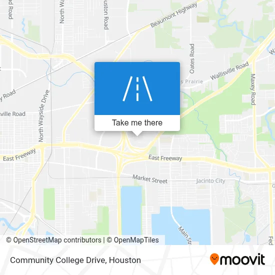 Community College Drive map