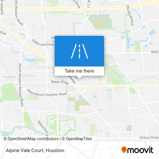 Alpine Vale Court map
