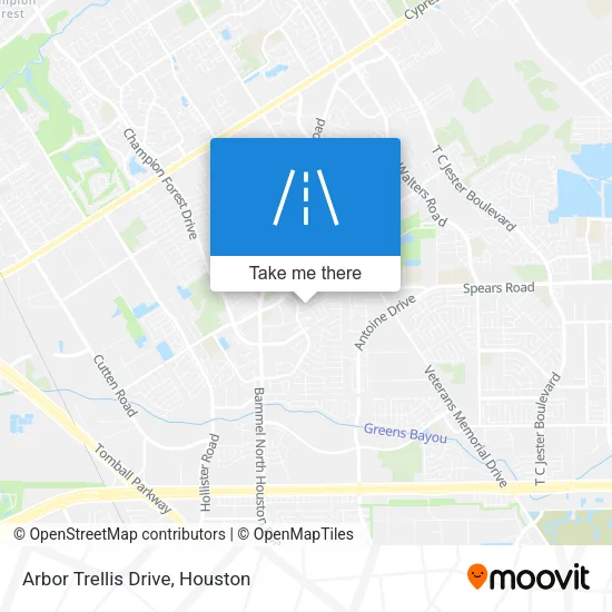 Arbor Trellis Drive map