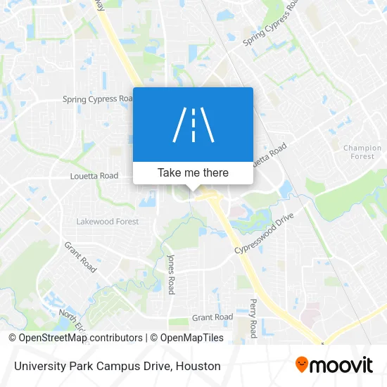 University Park Campus Drive map