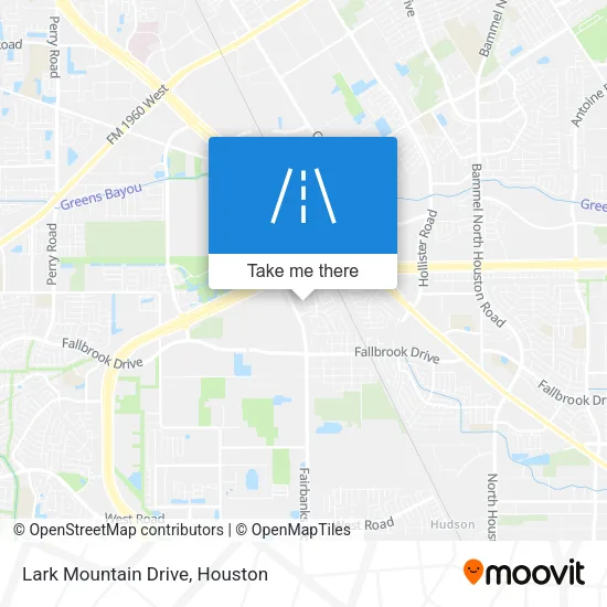 Lark Mountain Drive map